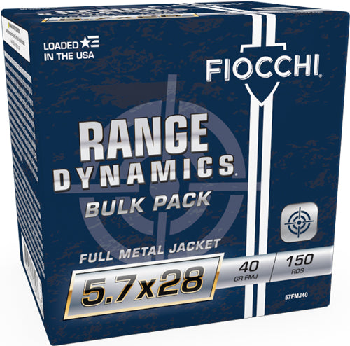 Fiocchi 5.7x28mm Range Dynamics 40gr FMJ Ammo