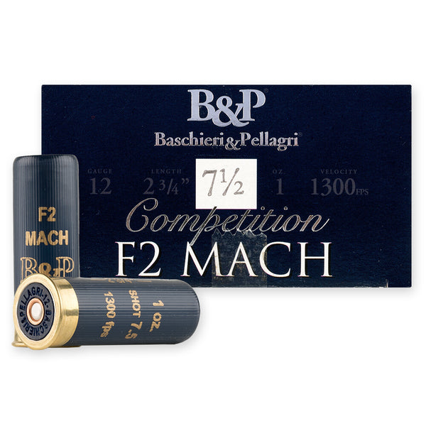 Baschieri & Pellagri Competition F2 Mach 12 Gauge 2 3/4" 1 oz #7.5 Shot 1300 FPS