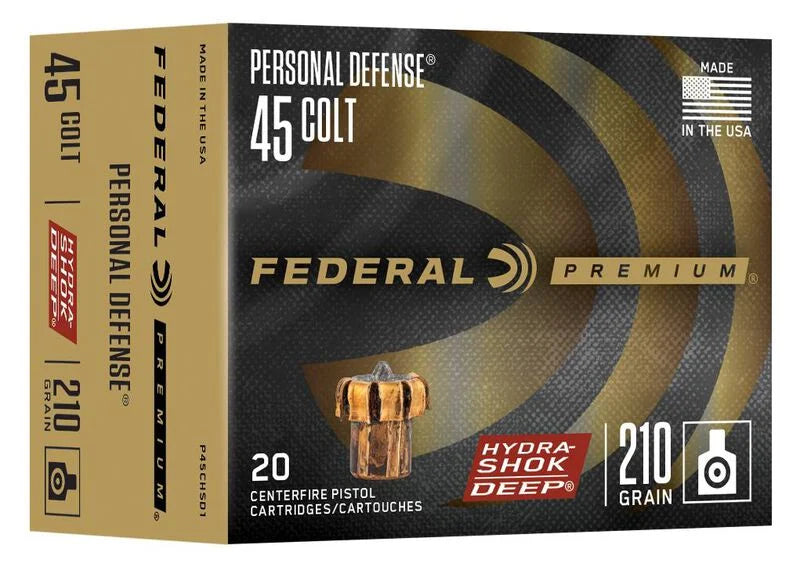 Federal Expands Hydra-Shok Deep Line with .32 H&R Magnum and .45 LC Options