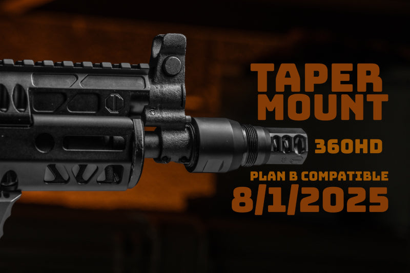 JMAC Customs Launches 360HD Taper Mount Muzzle Device Series