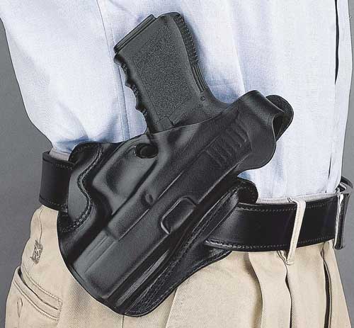 DESANTIS THUMB BREAK SCABBARD RH OWB FITS GLOCK 48 BLACK!