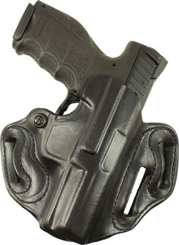 DESANTIS SPEED SCABBARD HOLSTR RH OWB LEATHER JUDGE PD 2" BLK