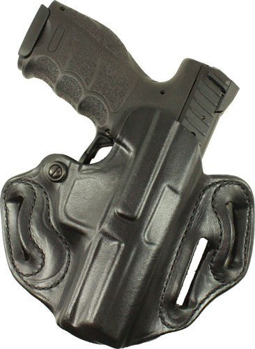 DESANTIS SPEED SCABBARD HOLSTR RH OWB LEATHER WAL PPQ 4" BLK