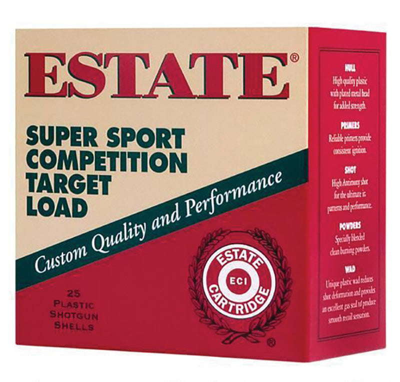 Estate Cartridge Super Sport Competition Target 12 Gauge 2.75 in 1 oz #7.5