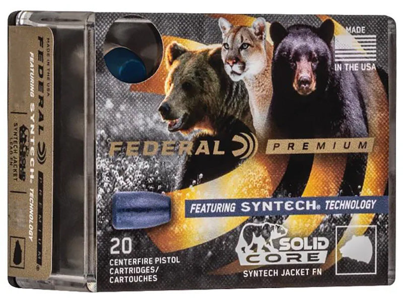 Federal P45SHC1 Premium Personal Defense Punch Solid Core Synthetic Flat Nose 240 Grain .45 ACP/Auto 1000 fps
