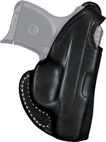 DESANTIS MAVERICK HOLSTER RH OWB LEATHER S&W B-GUARD 380 BL