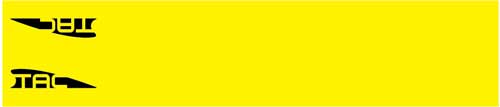 TAC VANES STANDARD ARROW WRAP 4.675" YELLOW 13 PACK
