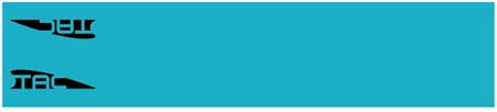 TAC VANES STANDARD ARROW WRAP 4.675" TURQUOISE 13 PACK
