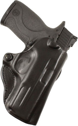 DESANTIS MINI SCABBARD HOLSTER RH OWB LEATHER GLK 172231 BL