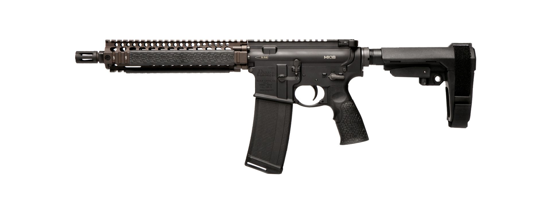 DDM4 MK18 PIST 5.56 10.3" FDE 02-088-06030 | DD PISTOL GRIP