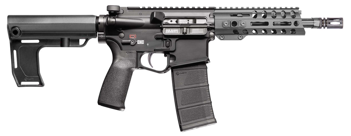 Patriot Ordnance Factory 2170 Renegade + 300 Blackout 30+1 8" Black Nitride Threaded Barrel, M-LOK Handguard, Black Anodized Aluminum Receiver w/Picatinny Rail