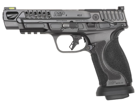 Smith & Wesson 14069 M&P M2.0 Competitor HD 9mm Luger 17+1 5" Overall Black Armornite Stainless Steel Spiral Fluted Barrel, Lightening Cut/Optic Ready/Serrated Slide & Stainless Steel Frame w/Picatinn
