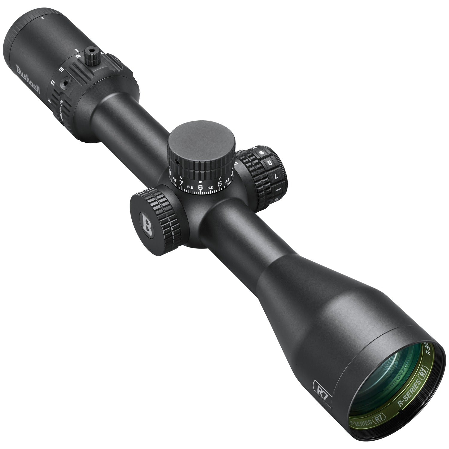 R7 4-20X50 FFP MRAD HLDOVR BL ILLUMINATED FIBER MRAD