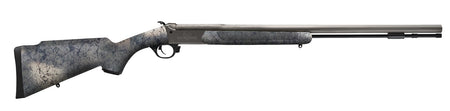 Traditions CR846604437 NitroBolt 50 Cal Firestick 24" Tungsten Cerakote Fluted Threaded Barrel, Tungsten Cerakote Drilled & Tapped Steel Receiver, Adj Cheek Piece & LOP Desert Web Synthetic Stock