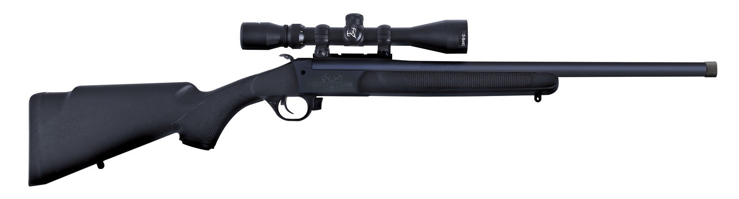 Traditions CR5-450030 Outfitter G3 w/Scope 450 Bushmaster 22" Drilled & Tapped Receiver Black Synthetic Stock 3-9x40mm Duplex
