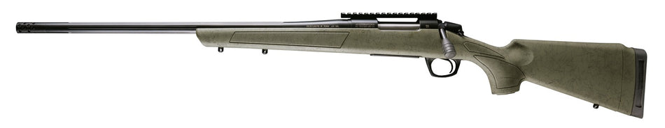 CVA CR3989GLH Cascade XT 6.5 PRC 2+1 24" Graphite Black Cerakote Fluted Threaded Barrel & Receiver w/Picatinny Rail, OD Green w/Black Webbing Adjustable Synthetic Stock, Left Hand