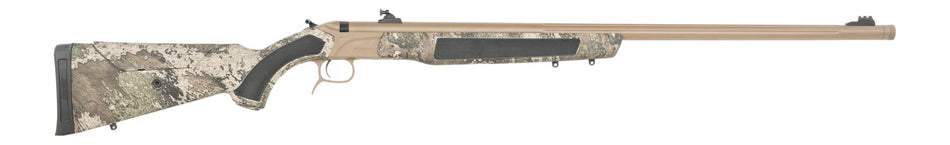 CVA PR3208NM Accura LR-X 1rd 45 Cal VariFlame 30" Flat Dark Earth Nitride Cerakote Fluted Threaded Barrel & Receiver w/Picatinny Rail, Adj Comb TrueTimber Strata Synthetic Stock