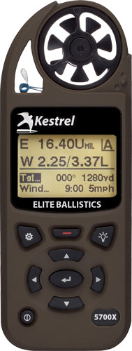 KESTREL 5700X ELITE W/ APPLIED BALLISTICS FLAT DARK EARTH