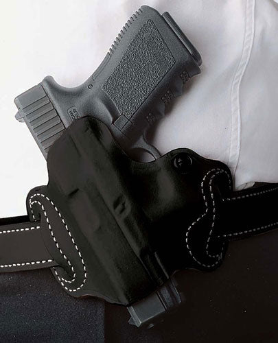 DESANTIS MINI SLIDE HOLSTER OWB LH LEATHER SIG P365 BLACK