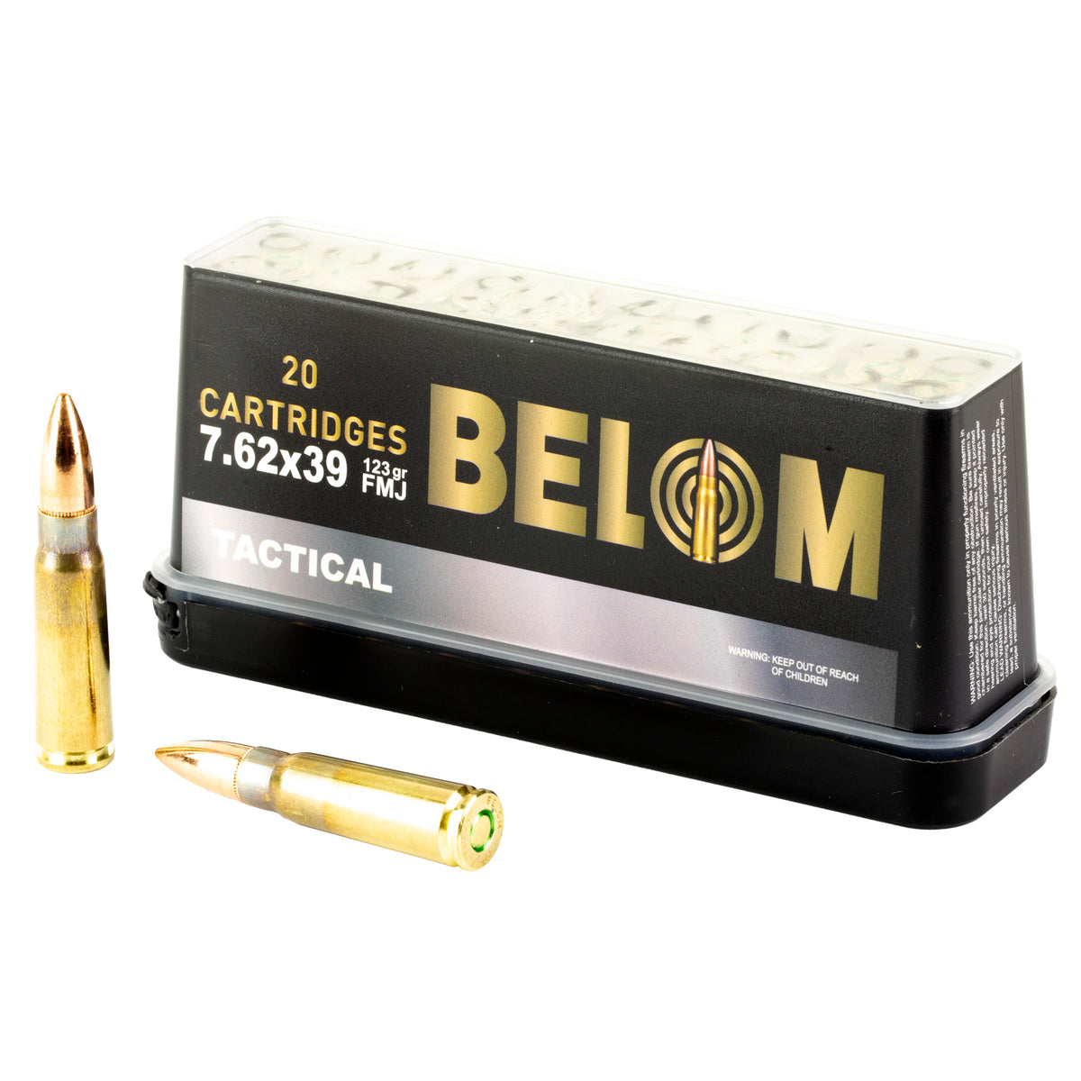 Belom 7.62x39mm 123gr FMJ Ammo