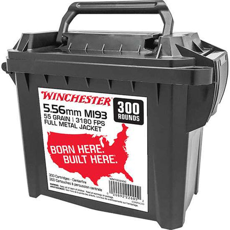 Winchester 5.56x45mm NATO M193 55gr FMJ Ammo