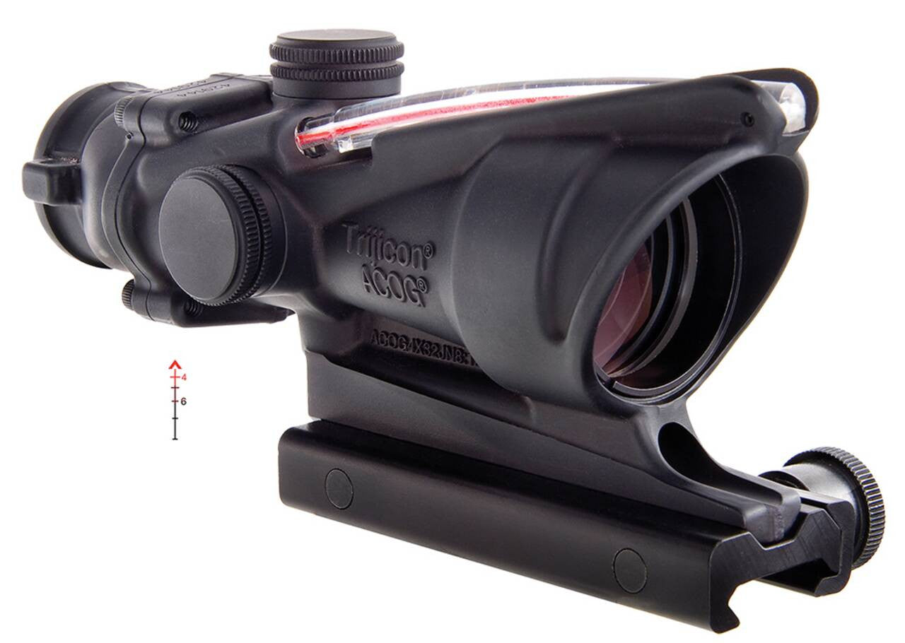 Trijicon ACOG 4x32mm Red Chevron .223 Rifle Scope