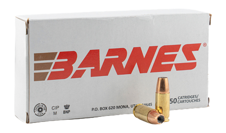 Barnes Bullets 32528 9mmLuger 115gr Semi Jacketed Hollow Point 20 Per Box/10 Case