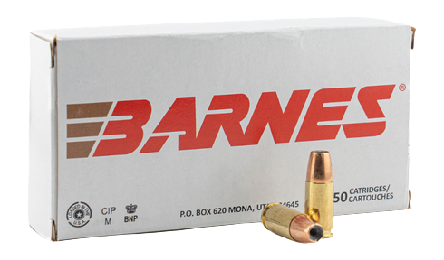 Barnes Bullets 32528 9mmLuger 115gr Semi Jacketed Hollow Point 20 Per Box/10 Case