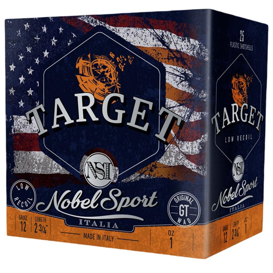 Eurosports LLC Nobelsport NSI Target Low Recoil 12 Gauge 2.75 in 1 oz #7.5 1200 FPS