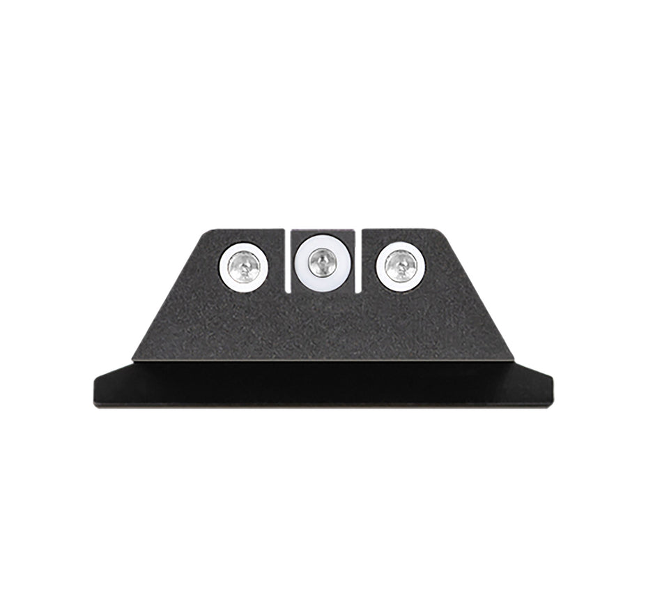 Night Fision SAW201003WGW Tritium Night Sights for Smith & Wesson Green Tritium White Outline Front Sight-Green Tritium White Outline Rear Sight M&P/M&P M2.0