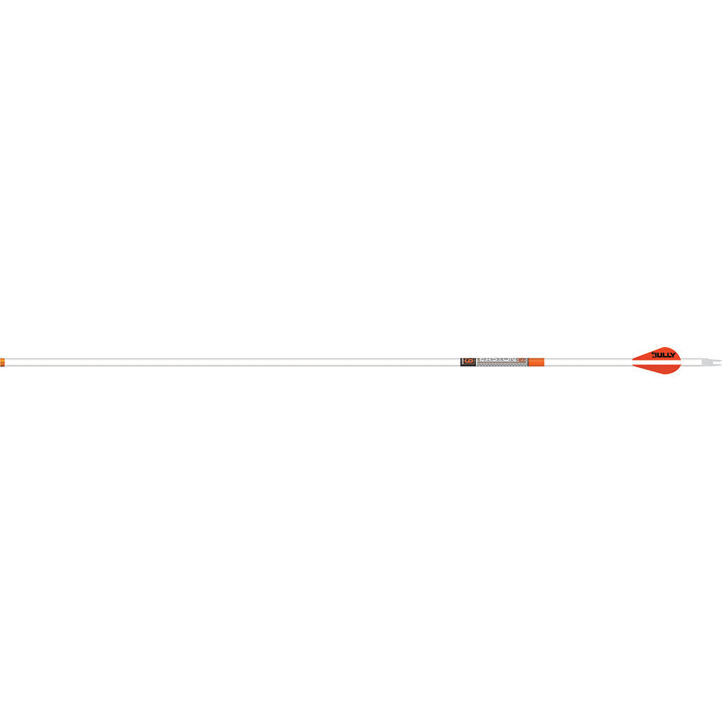 EASTON ARROW 6.5MM WHITEOUT 300 W/2" BULLY VANES 6-PACK