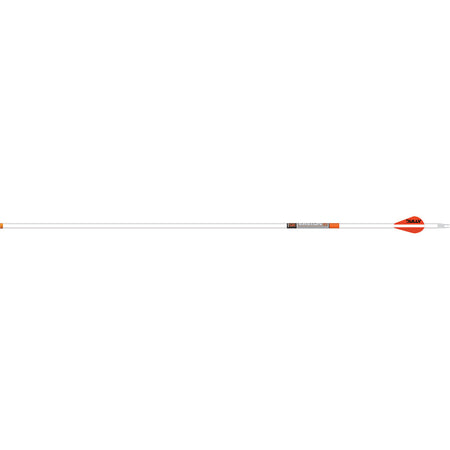 EASTON ARROW 6.5MM WHITEOUT 300 W/2" BULLY VANES 6-PACK