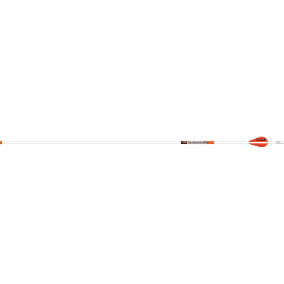 EASTON ARROW 6.5MM WHITEOUT 300 W/2" BULLY VANES 6-PACK