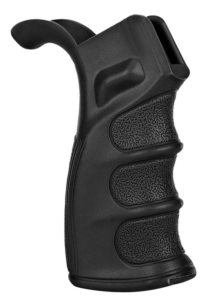 Trinity Force WBG01B AR DMR Grip w/Storage AR-15/M16/M4 Grooved Black Polymer
