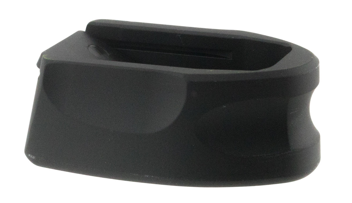 Samson 040603201 Magazine Extension made of 6061-T6 Aluminum with Hardcoat Anodized Black Finish for 9mm Luger S&W M&P Shield, M&P Shield M2.0 7 & 8 Round Mags (Adds 1rd)