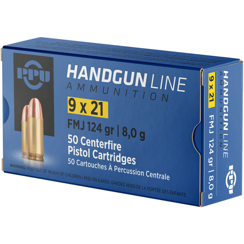 Prvi Partizan 9x21mm IMI  124gr FMJ Ammo
