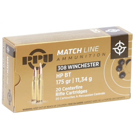 Prvi Partizan .308 Win / 7.62x51mm Match 175gr BTHP Ammo