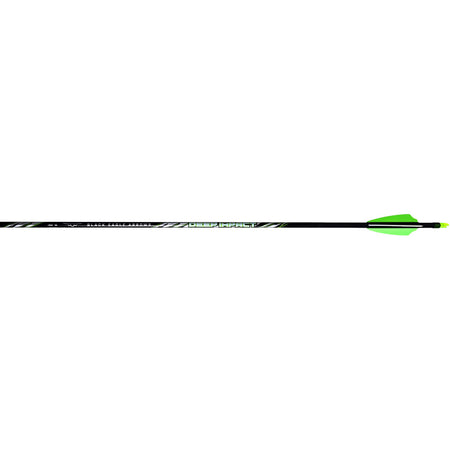 Black Eagle Deep Impact Arrows .001 350 2.5 in. Shield Cut 6 pk.