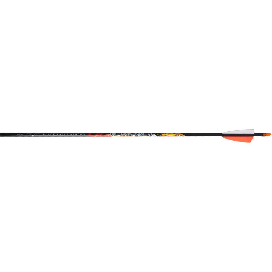 Black Eagle X Impact Arrows .001 300 2.5 in. Shield Cut 6 pk.
