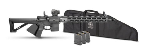 Springfield Armory STV916556BCAV2PAC SAINT Victor V2 *CA Compliant Gear Pac 5.56 NATO 10+1 16" Black Melonite Barrel, Black Hardcoat Anodize Aluminum Receiver w/Picatinny Rail, M-LOK Handguard, B5 Enh