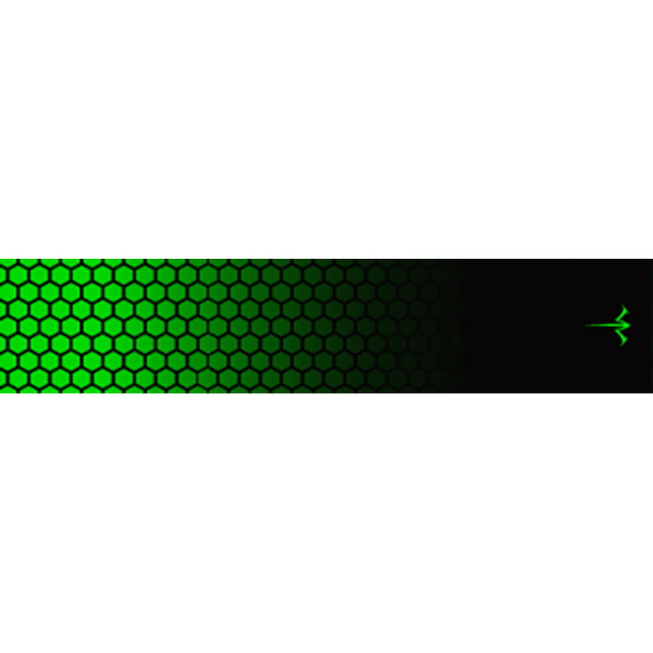 White Water Archery Honeycomb Fade Arrow Wraps Fade Lime Green 5 in. x 1.125 in. 15 pk.