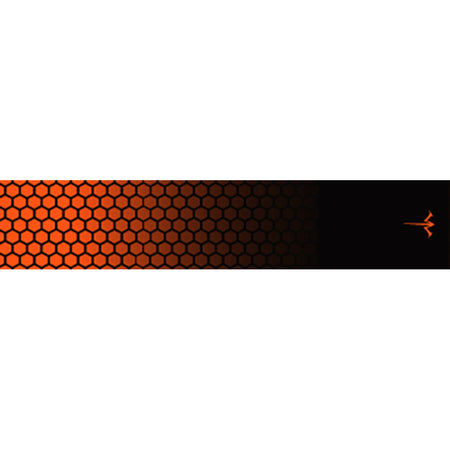 White Water Archery Honeycomb Fade Arrow Wraps Fade Orange 5 in. x 1.125 in. 15 pk.