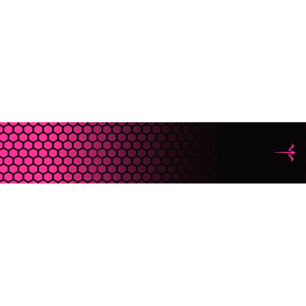 White Water Archery Honeycomb Fade Arrow Wraps Fade Hot Pink 5 in. x 1.125 in. 15 pk.