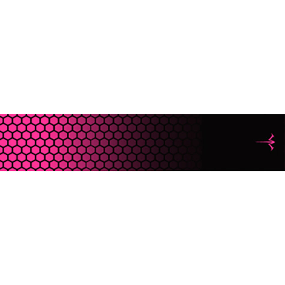 White Water Archery Honeycomb Fade Arrow Wraps Fade Hot Pink 5 in. x 1.125 in. 15 pk.