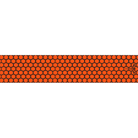 White Water Archery Honeycomb Fade Arrow Wraps Open Flo Orange 5 in. x 1.125 in. 15 pk.