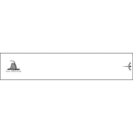 White Water Archery Arrow Wraps Gadsden White 5 in. x 1.125 in. 15 pk.