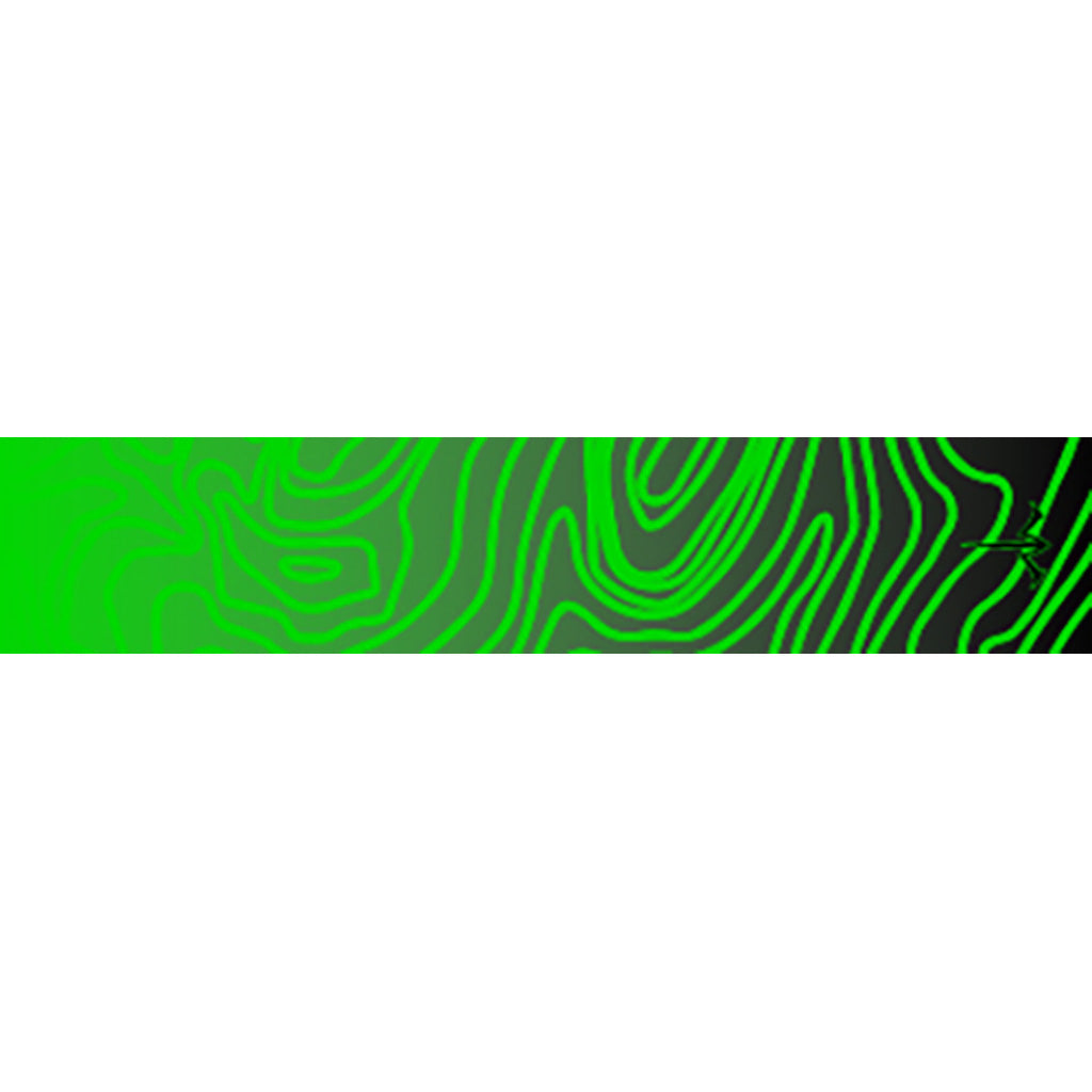 White Water Archery Topo Fade Arrow Wraps  Green 5 in. x 1.125 in. 15 pk.