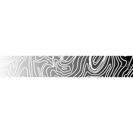 White Water Archery Topo Fade Arrow Wraps White 5 in. x 1.125 in. 15 pk.