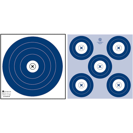 Maple NFAA Dual 1-Spot/5-Spot Target 25 pk.