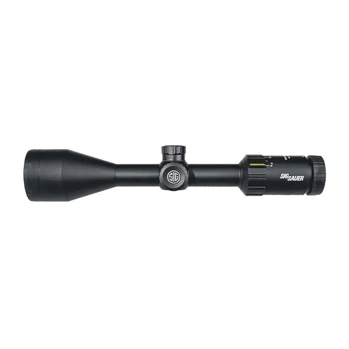 SIG SAUER WHISKEY3 SCOPE 4-12X50MM 1 IN SFP HELLFIRE QUADPLEX ILLUM RETICLE 0.25 MOA ADJ BLACK